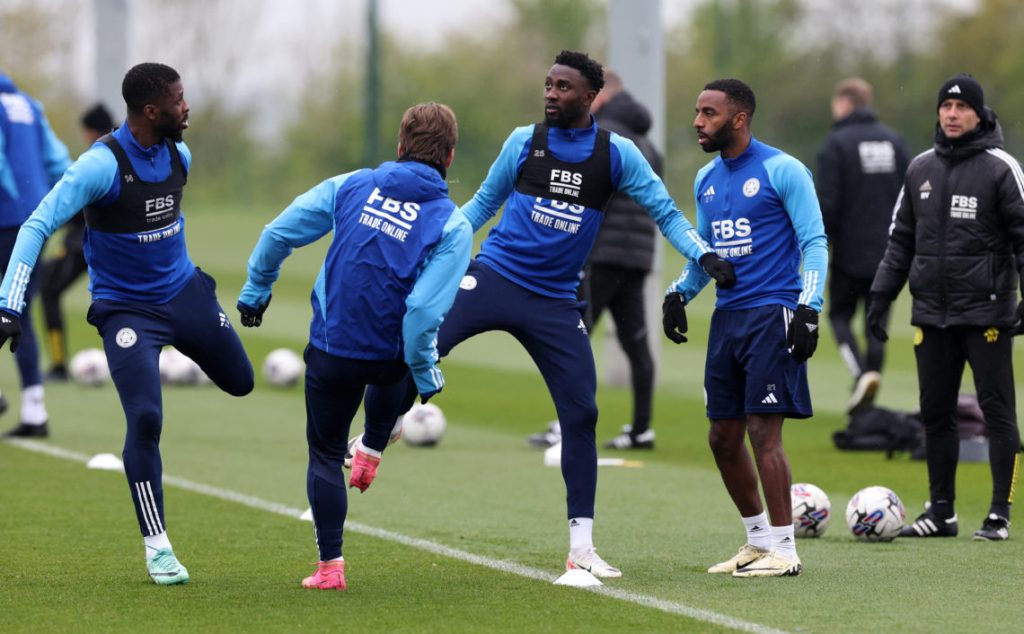 Leicester City Training Session and press conference