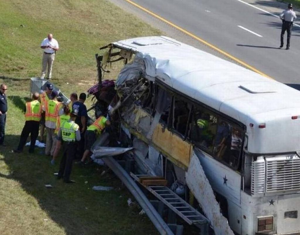 Bus Crash, Clinton College, Sandy River Baptist Church